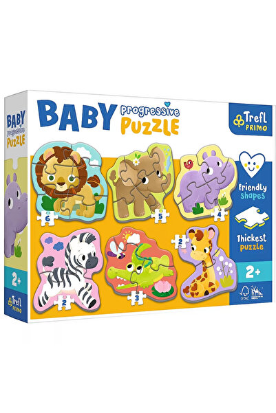 Trefl Primo Baby Progresívne Safari Puzzle