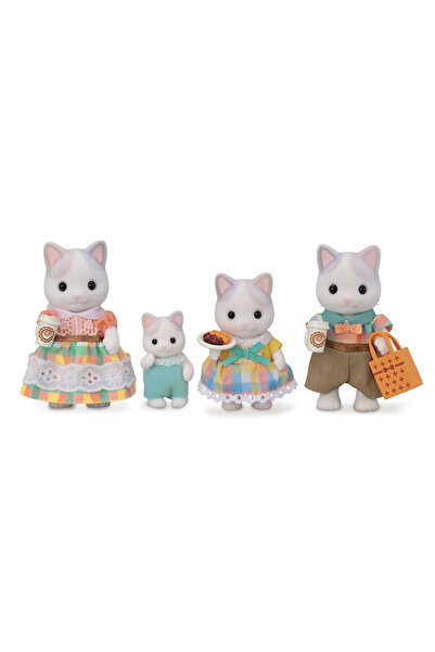 Epoch Figurina Sylvanian Families-Familia Pisiculor Latte
