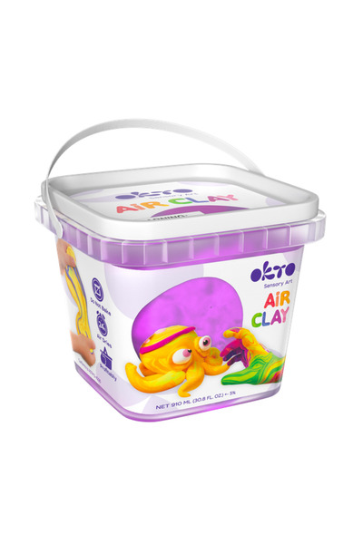 OKTO Modelovací hlína Air Clay, 200g, - fialová