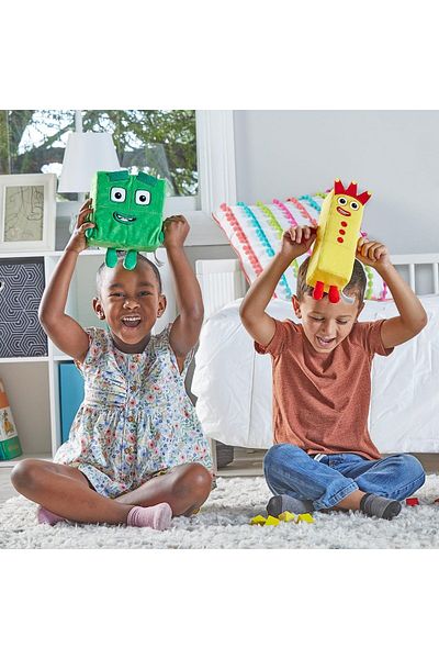 Hand2Mind Set Mascote Din Plus Numberblocks - Trei & Patru