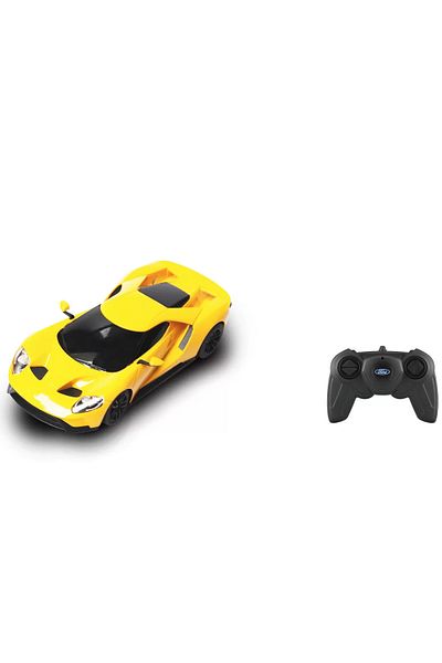 Rastar REMOTE CONTROL CAR FORD GT YELLOW 1 TO 24 SCALE