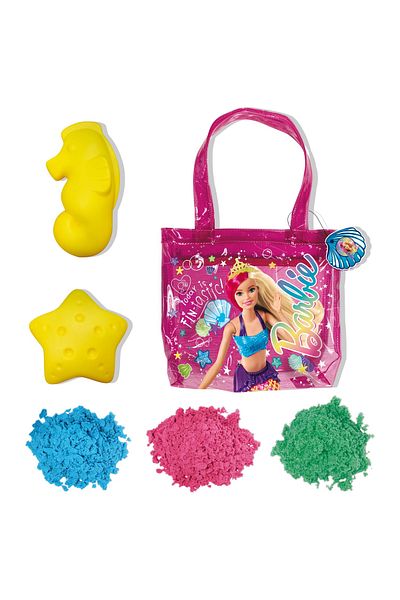 Lisciani Gentuta de plaja cu nisip kinetic - Barbie