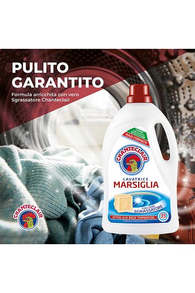 chante clair Detergent lichid rufe, concentrat, Marsiglia, 35 spalari, 1750 ML, cu Degresant, ChanteClair