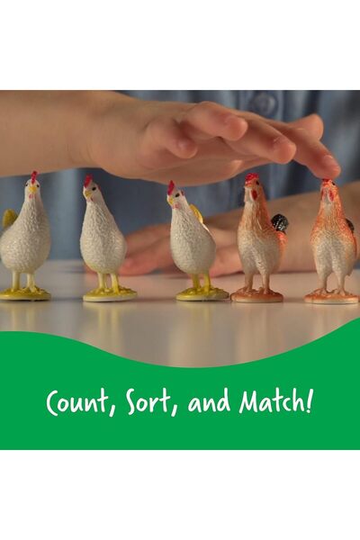 Learning Resources Počítadla zvířat Lr-farm (SADA 60 KS)