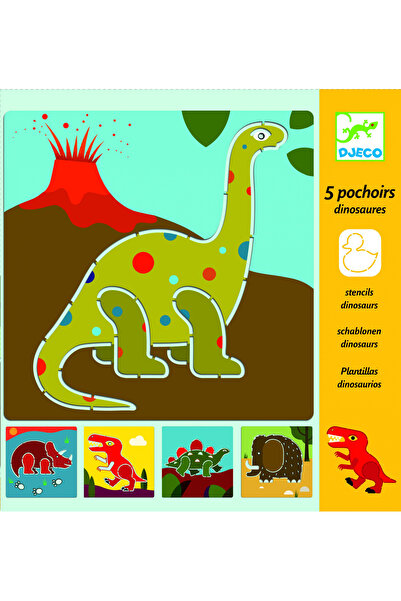 djeco Sabloane De Desenat, Dinozauri,