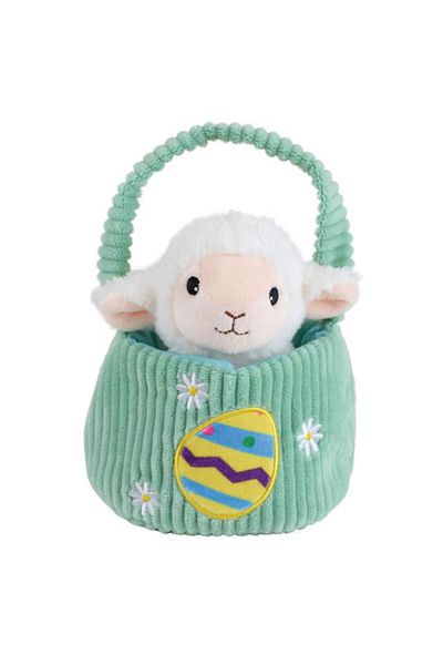 Jemını Plush Easter Toy Jemini In Basket 12cm Lamb