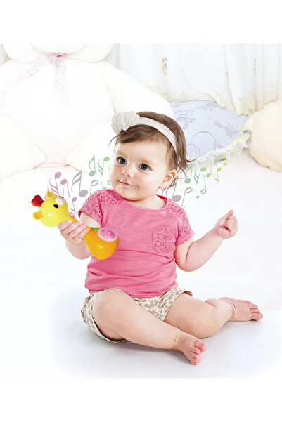 Hola Žirafí chrastítko se zvuky a světly