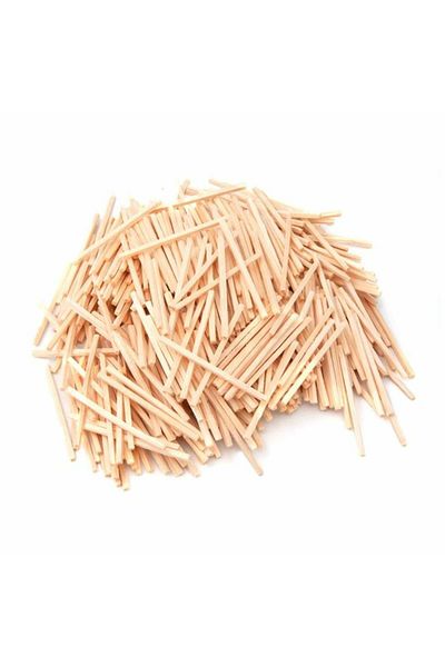 Micostore Set 600 Betisoare De Lemn Pentru Creatii Si Activitati Craft, 5 Cm