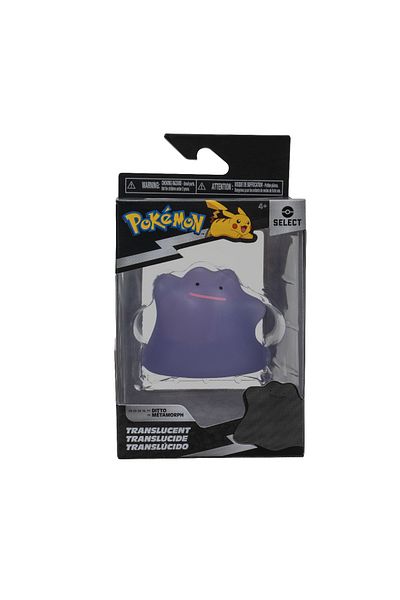 Pokemon - Select Action Figure 7.5 Cm, Translucent, Ditto W4