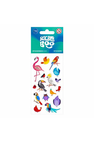 Micostore Funny Bird Stickers, Stickers For Children's Creative Projects