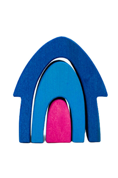 Marc toys Set Handmade , Casuta Din Povesti Albastru