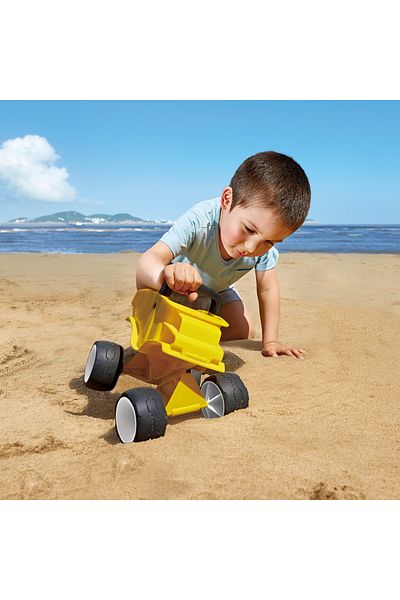 Hape Beach Toy - Yellow Dump Truck