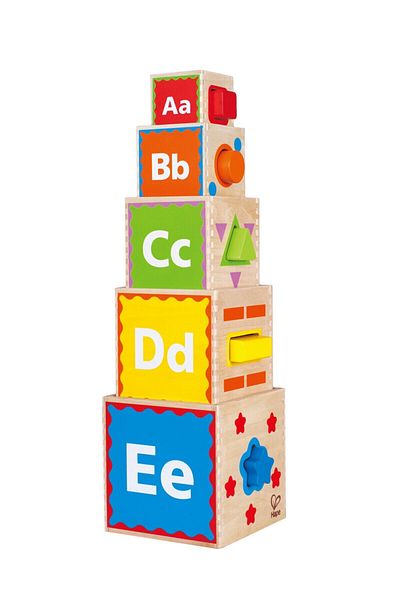 Hape Game Pyramid Bultakl Tower Game