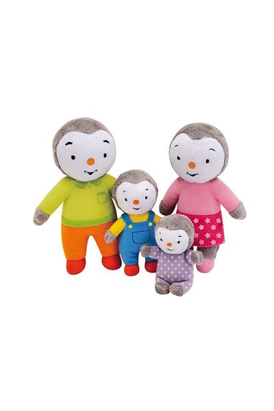 Jemını Set of 4 Tchoupi Penguin Family Pluses