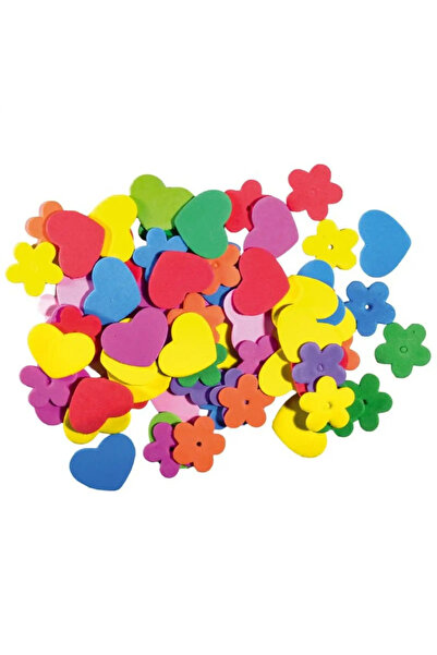 Junior Set de inimioare și flori din spumă colorată, 120 de piese, accesorii ...