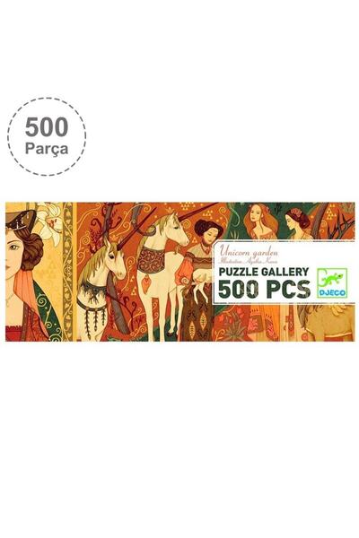 djeco Пъзел / Градина с еднорози - 500 части