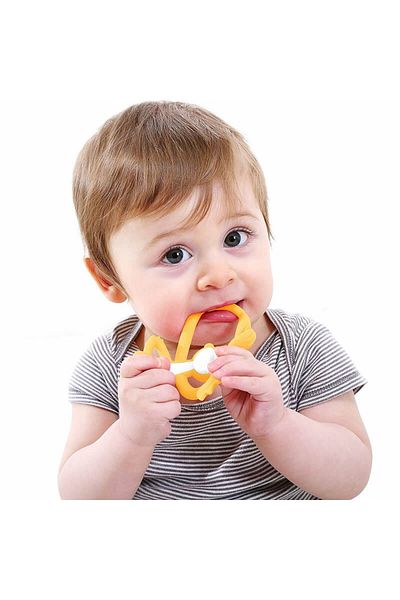Mombella Silicone Gum Ring, - Yellow Monkey