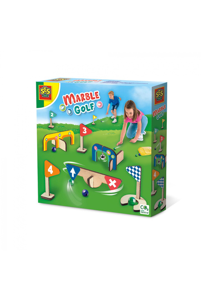 SES Creative Joc de petrecere pentru copii - Mini golf din lemn