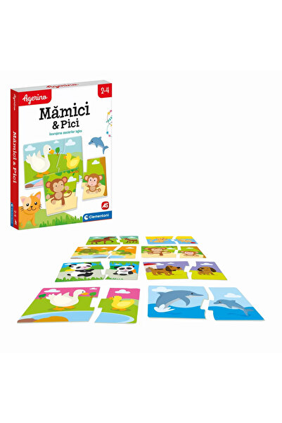 As Joc Educativ De Ociere, Mamici Si Pici, Agerino, 2 - 4 Ani, Clementoni