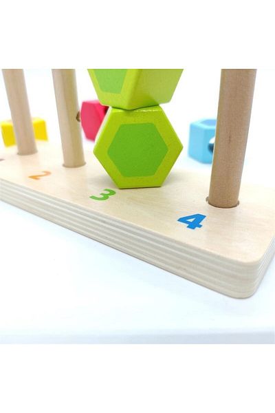 Hape Wooden Toy - Counting Stacker
