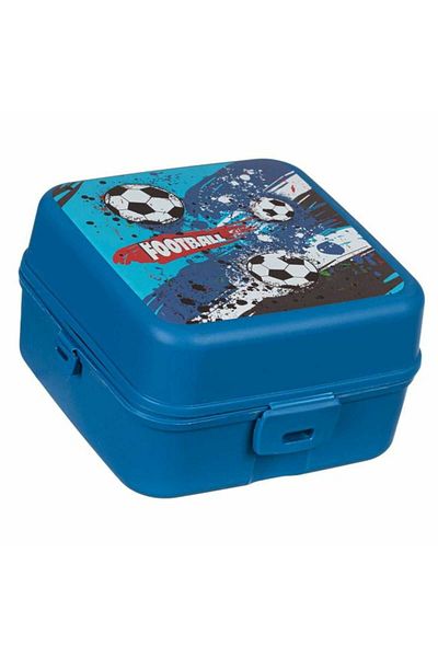 Micostore Children's Compartmented Casserole, Football, 1100 Ml, School Lunch Box, For Lunch