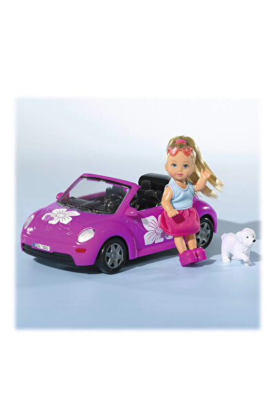 Simba Evi Doll with Beetle Car and Puppy