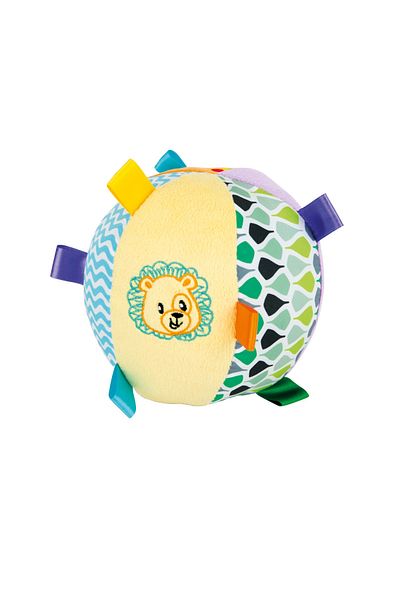 WINFUN Lion Rattle Ball Made of Textile Material for Babies,