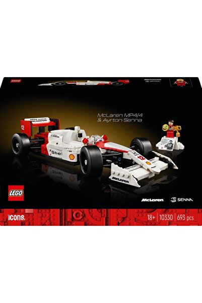 LEGO ® Icons McLaren MP4/4 & Ayrton Senna 10330 Building Set for Adults ( 693 Pieces )