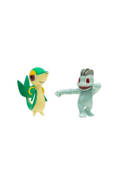 Pokemon - Set Of 2 Action Figures, (MACHOP & SNIVY) S14