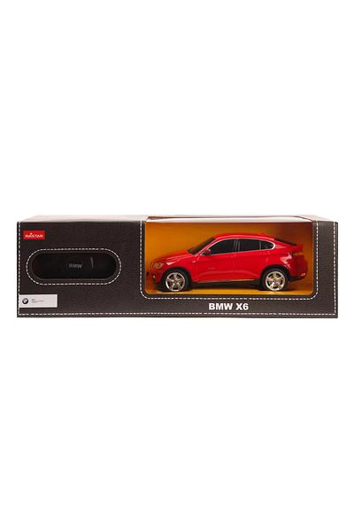 Rastar MASINA CU TELECOMANDA BMW X6 ROSU CU SCARA 1 LA 24