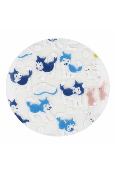 Micostore Felt Dog And Bunny Stickers, Stickers For Decorations