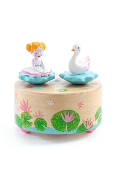 djeco Djeco Cute Music Balerina magnetică și Lebada