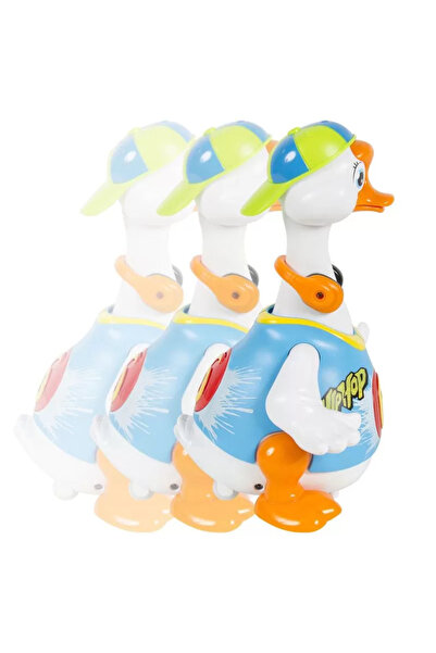 Hola Modrá tančící kachna se světly a melodiemi