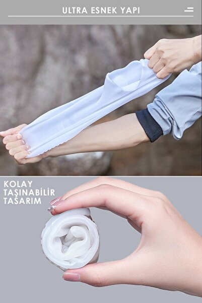 Technojet Beyaz - Ultra Esnek Silikon Yağmur Koruyucu Ayakkabı Kılıfı Taban Takviye Su Kir Geçirmez Xl 43-46