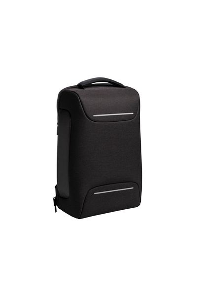 Exacompta Rucsac pentru laptop de 16" special pentru cicliști și motocicliști, cu fermoar antifurt