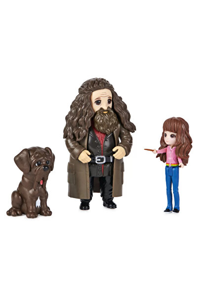Wizarding World Harry Potter World, Magical Minis Hermione And Hagrid, Accumulable Toy Figures And Creature