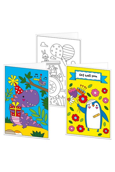 Galt Greeting Card Coloring Book