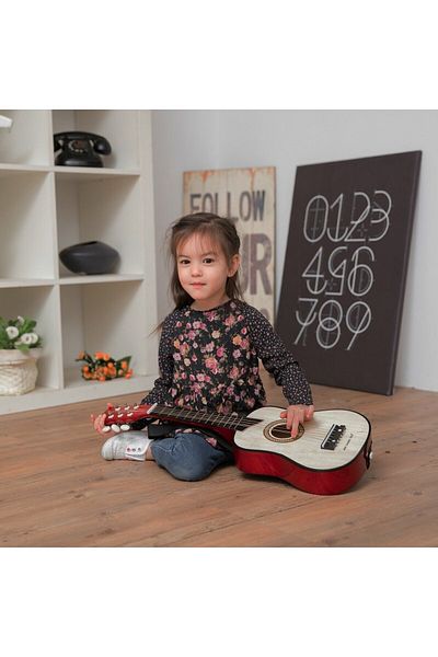 New Classic Toys Chitara Luxe - Lemn Natur