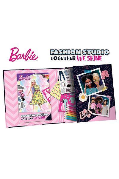 Lisciani Barbie Coloring Activity Set - Fashion Studio