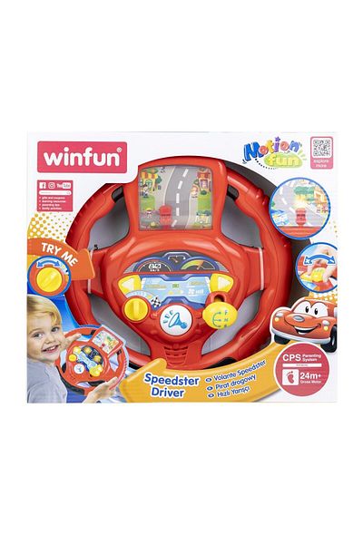 WINFUN Steering Wheel With Sounds And Lights For Babies,