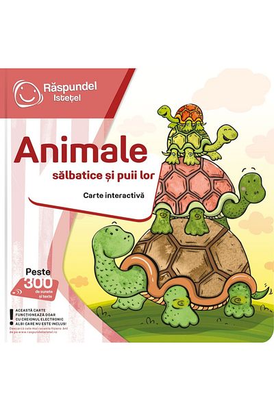Raspundel Istetel Carte interactivă Animale sălbatice și puii lor