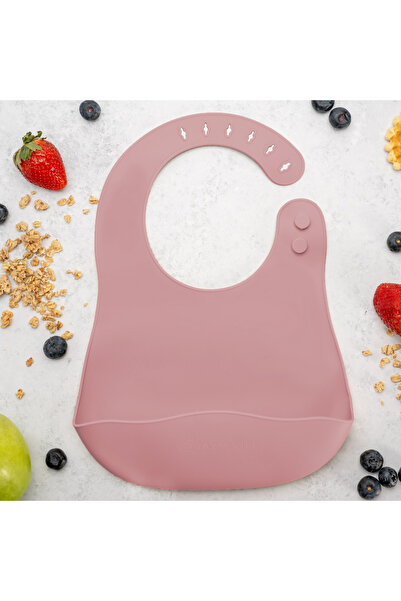 APPEKIDS Silikónový podbradník, - Stará ruža