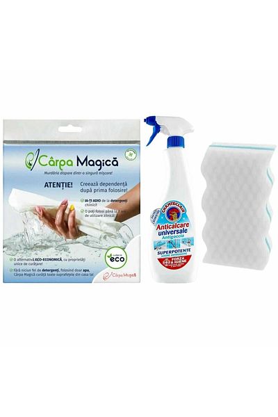 chante clair Pachet Curatenie Carpa Magica Chanteclair Solutie Anticalcar, Antiaburire, Antigoccia Burete