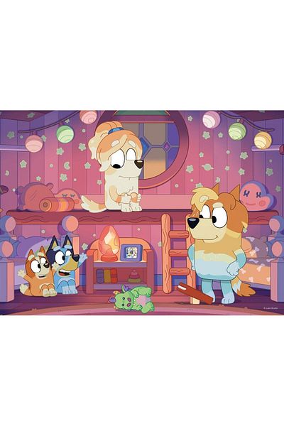 Lisciani Coloring Puzzle - Bluey and the Story Time (24 PIECES)