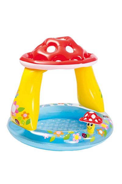 Intex Inflatable Pool For Children, Mushroom Model, 102 X 89 Cm,