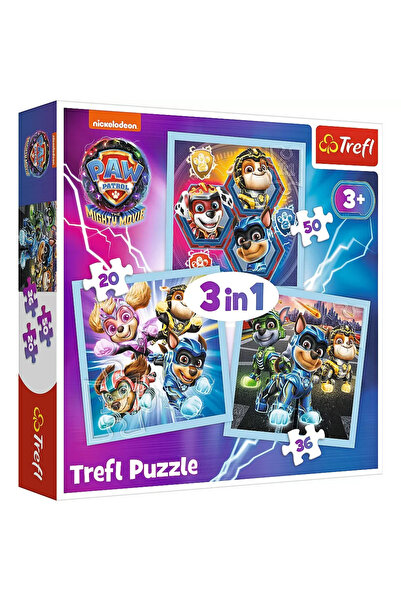 Trefl Puzzle 3in1 Patrula Catelusilor Puterea Cateilor