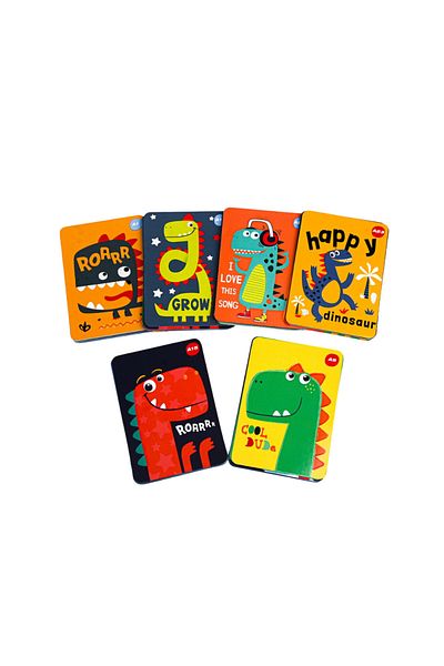K-TOYZ Joc De Atentie Learning Cube - Dinozauri Fericiti