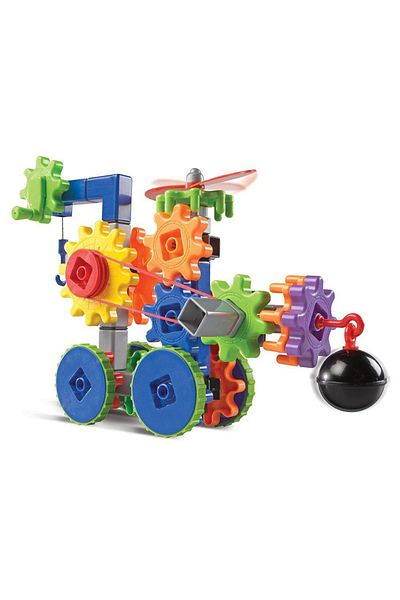 Learning Resources Set de constructie Gears! - Utilaje in miscare