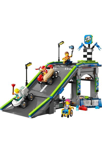 LEGO ® City No Limits: Race Car Ramp Track Toy Soapbox-Racing Set 60460