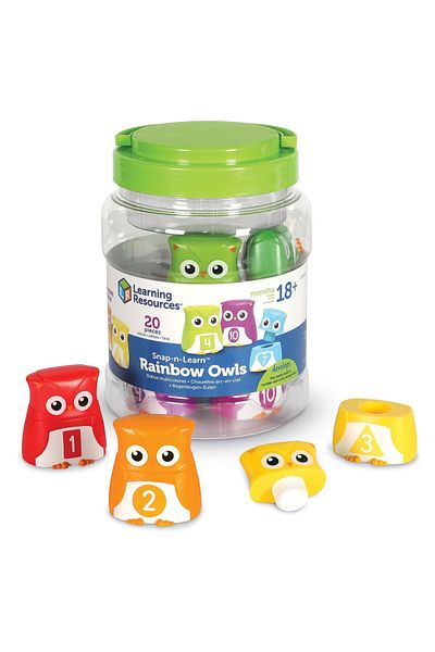 Learning Resources Bufnite s čísly a tvary